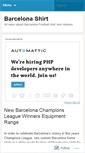Mobile Screenshot of barcelonashirt.wordpress.com