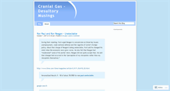 Desktop Screenshot of cranialgas.wordpress.com