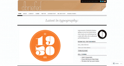 Desktop Screenshot of dbriefed.wordpress.com