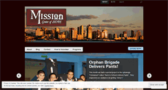 Desktop Screenshot of missioncenterofhope.wordpress.com