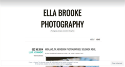 Desktop Screenshot of ellabrooke.wordpress.com