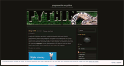 Desktop Screenshot of freepython.wordpress.com