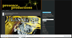 Desktop Screenshot of presenceproductions.wordpress.com