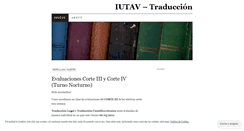 Desktop Screenshot of iutavtraduccion.wordpress.com