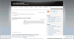 Desktop Screenshot of carikabar.wordpress.com