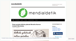 Desktop Screenshot of mendialdetik.wordpress.com