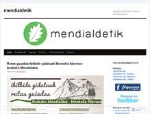 Tablet Screenshot of mendialdetik.wordpress.com
