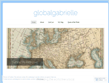 Tablet Screenshot of globalgabrielle.wordpress.com