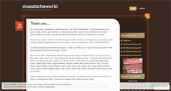Desktop Screenshot of moeatstheworld.wordpress.com