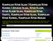 Tablet Screenshot of kumpulankitabislam.wordpress.com