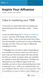 Mobile Screenshot of inspireyouraffluence.wordpress.com