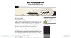 Desktop Screenshot of imperfecthome.wordpress.com