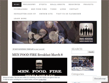 Tablet Screenshot of menfoodfire.wordpress.com