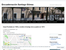 Tablet Screenshot of encuadernacionsantiagogomez.wordpress.com