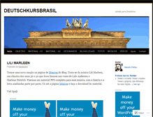 Tablet Screenshot of deutschkursbrasil.wordpress.com