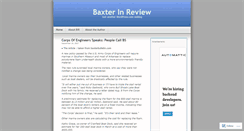 Desktop Screenshot of baxtercounty.wordpress.com