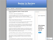 Tablet Screenshot of baxtercounty.wordpress.com