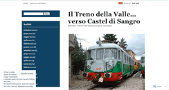 Desktop Screenshot of iltrenodellavalle.wordpress.com