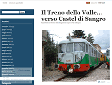 Tablet Screenshot of iltrenodellavalle.wordpress.com