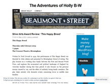 Tablet Screenshot of hollybw.wordpress.com