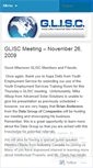 Mobile Screenshot of glisc.wordpress.com