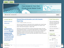 Tablet Screenshot of gosecure.wordpress.com