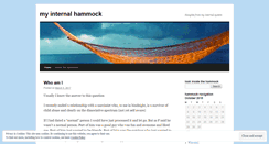 Desktop Screenshot of internalhammock.wordpress.com
