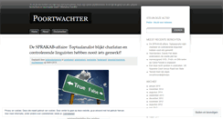 Desktop Screenshot of poortwachter.wordpress.com