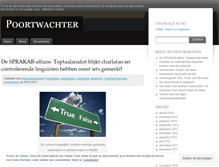 Tablet Screenshot of poortwachter.wordpress.com