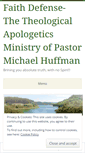 Mobile Screenshot of faithdefense.wordpress.com
