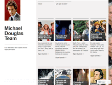 Tablet Screenshot of michaeldouglasteam.wordpress.com