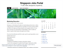 Tablet Screenshot of jobssingapore.wordpress.com