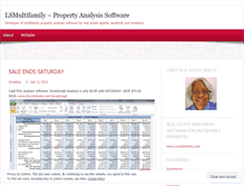 Tablet Screenshot of multifamilyincomeproperties.wordpress.com