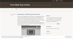 Desktop Screenshot of dogbiscuitsrecipes.wordpress.com