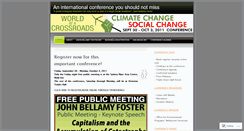 Desktop Screenshot of climatechangesocialchange2011.wordpress.com