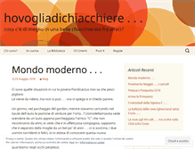 Tablet Screenshot of hovogliadichiacchiere.wordpress.com