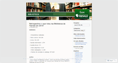 Desktop Screenshot of bibliotecafeevale.wordpress.com