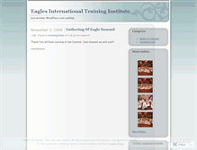 Tablet Screenshot of eaglesiti.wordpress.com