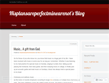 Tablet Screenshot of hisplansareperfectminearenot.wordpress.com