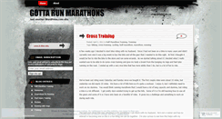 Desktop Screenshot of gottarunmarathons.wordpress.com