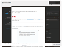Tablet Screenshot of ebbypeter.wordpress.com