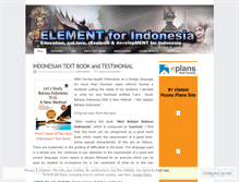 Tablet Screenshot of element4indonesia.wordpress.com