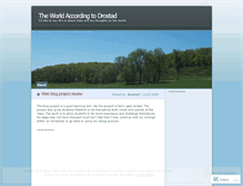 Tablet Screenshot of drostad.wordpress.com