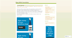 Desktop Screenshot of busywithconviction.wordpress.com