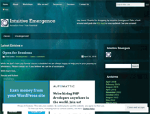 Tablet Screenshot of intuitiveemergence.wordpress.com