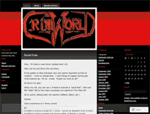 Tablet Screenshot of grimworld.wordpress.com