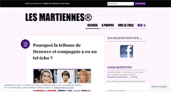 Desktop Screenshot of martiennes.wordpress.com