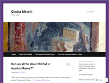 Tablet Screenshot of clodiametelli.wordpress.com