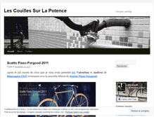 Tablet Screenshot of lescouillessurlapotence.wordpress.com