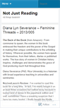 Mobile Screenshot of notjustreading.wordpress.com